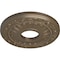 Ekena Millwork Nadia Ceiling Medallion (Fits Canopies up to 4 7/8"), 12 1/8"OD x 3 5/8"ID x 7/8"P, Warm Silver CM12NAWSS - alternate 2